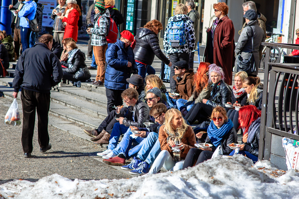 A sunny winter day in Jyväskylä