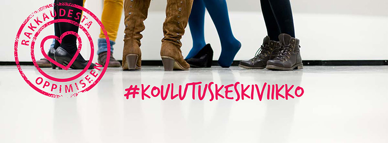 Kuva kengistä ja koulutuskeskiviikko-aihetunniste