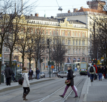 Kaupunkikuvaa Helsingistä