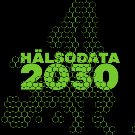 Text Hälsodata 2030 på kartan över Europa