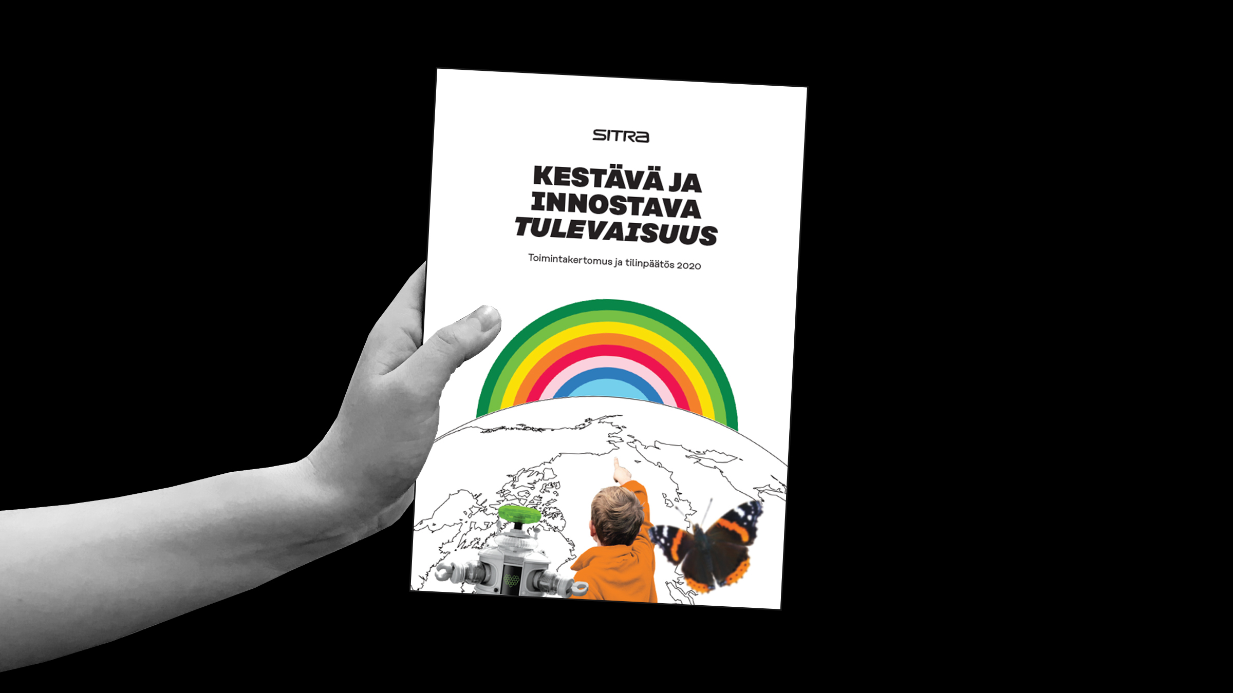 Kuvituskuva toimintakertomuksen kannesta