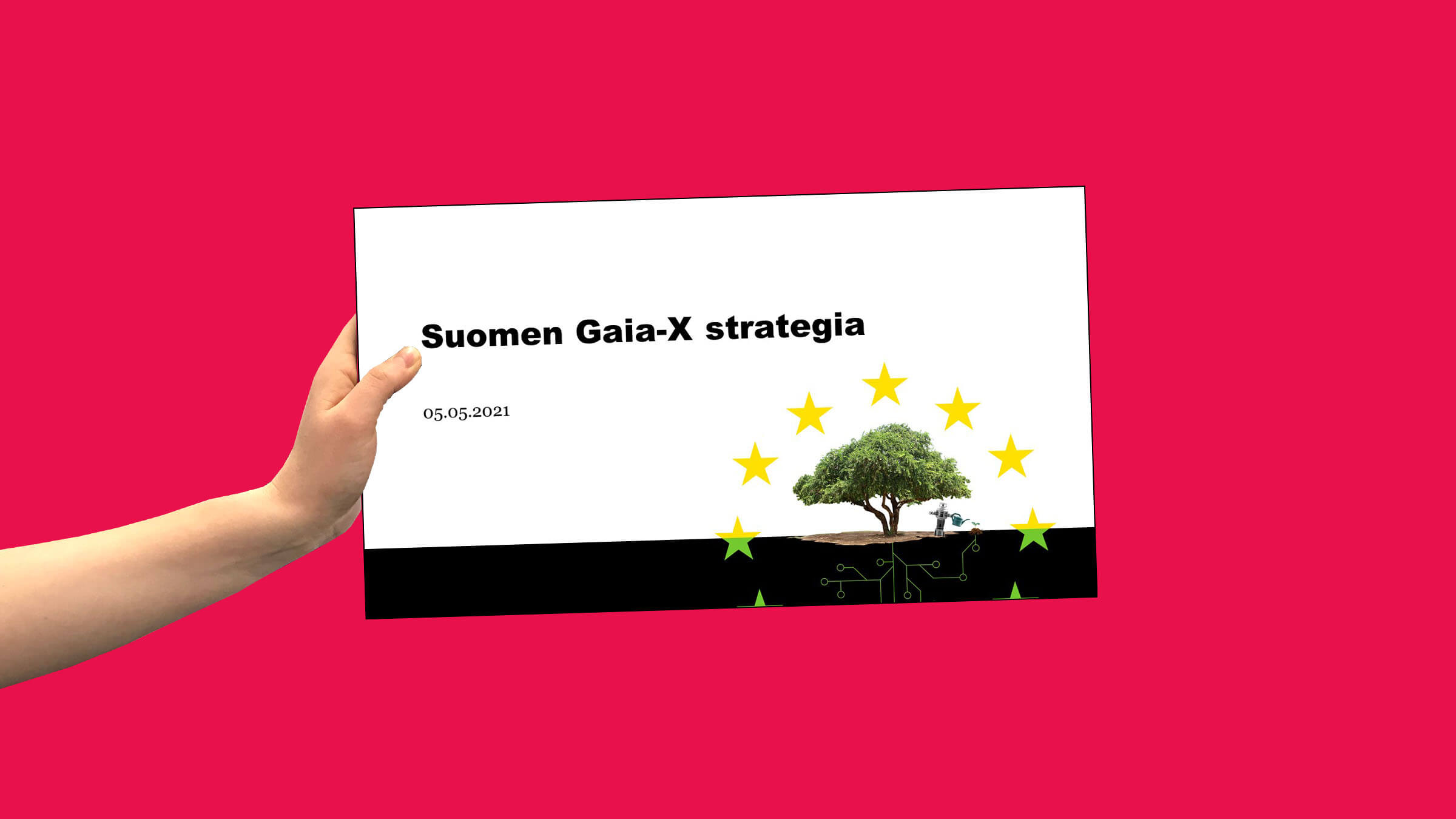 Suomen Gaia-X-strategian kansikuva