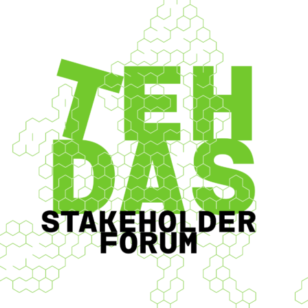 Map of Europe and text TEHDAS Stakeholder forum